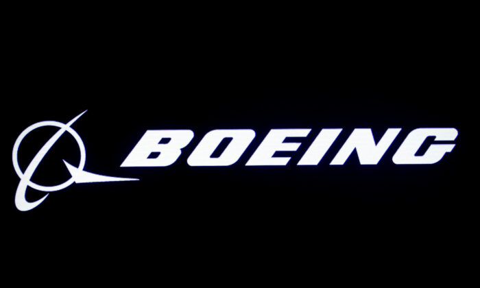 The Boeing logo is displayed on a screen, at the New York Stock Exchange (NYSE) in New York on Aug. 7, 2019. (Brendan McDermid/File Photo/Reuters)