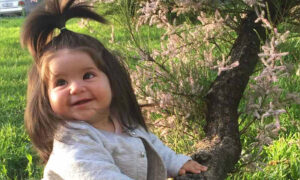Baby Girl Nicknamed 'Rapunzel' After Being Born With Full Head of Thick, Shiny Hair
