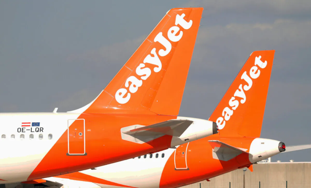 EasyJet airplanes sit on the tarmac at Charles de Gaulle airport in Roissy-en-France in Paris, France, on May 25, 2020. (Charles Platiau/Reuters)