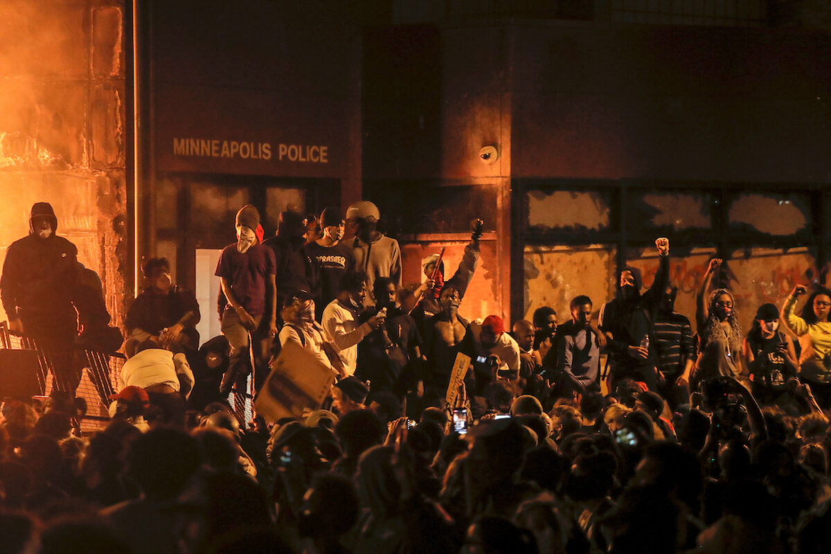 Minneapolis Police Station Torched Amid George Floyd Protest