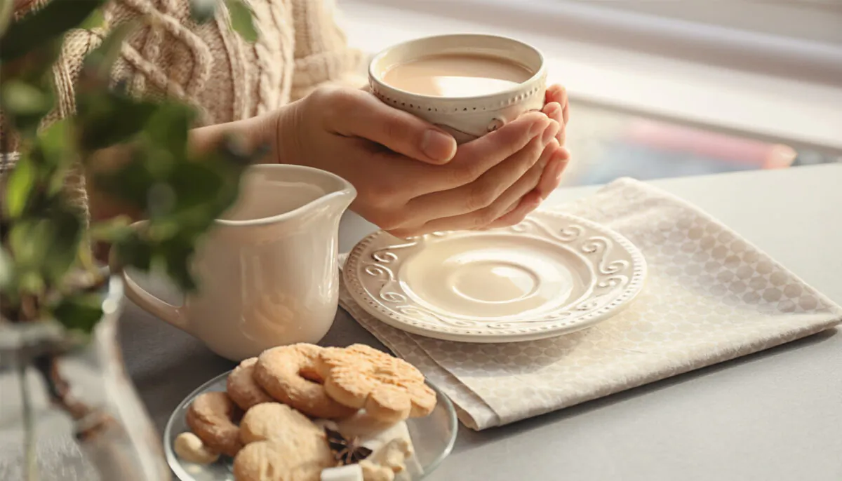 Few things are more comforting than a steaming cup of tea. (Pixel-Shot/Shutterstock)