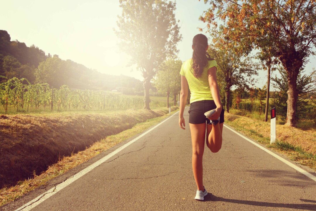 A short bit of exercise can give an energy and concentration boost similar to a cup of coffee—without the side effects. (Zigres/Shutterstock)