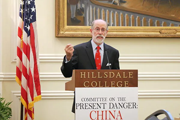 Frank Gaffney, vice chair of the Committee on the Present Danger: China. (Li Chen/The Epoch Times)