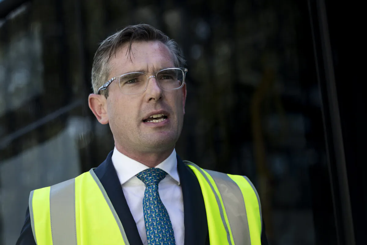 NSW Treasurer Dominic Perrottet, Sydney, Australia, April 29, 2020. (Brook Mitchell/Getty Images)