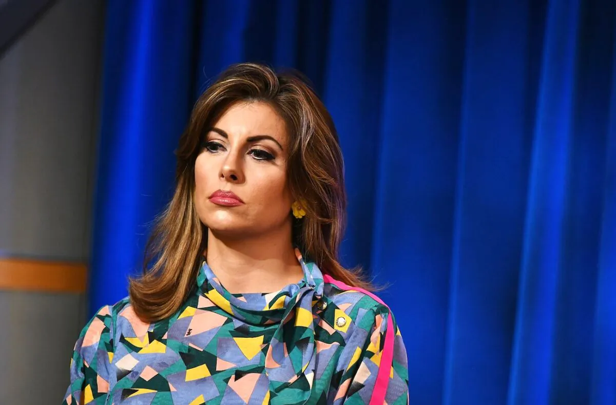 State Department Spokesperson Morgan Ortagus during a press conference at the State Department in Washington, on June 24, 2020. (Mandel Ngan/Pool/AFP via Getty Images)