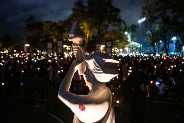 HONG KONG-CHINA-POLITICS-TIANANMEN-VIGIL
