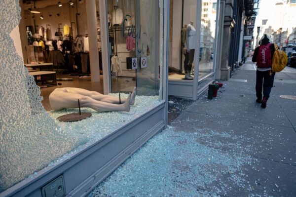new york shop looted