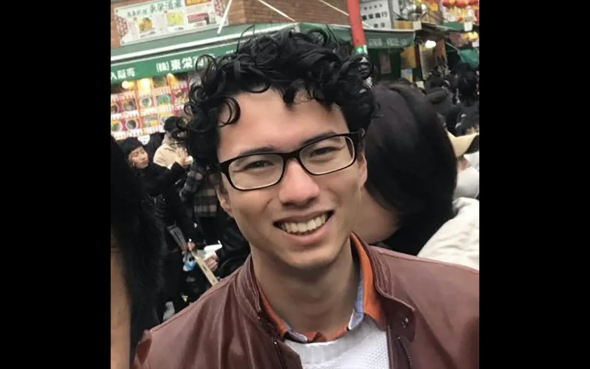 ANU student Kai Clark, 21, who was arrested and detained in Hong Kong for more than 30 hours. (AAP Image/Supplied by Kai Clark)