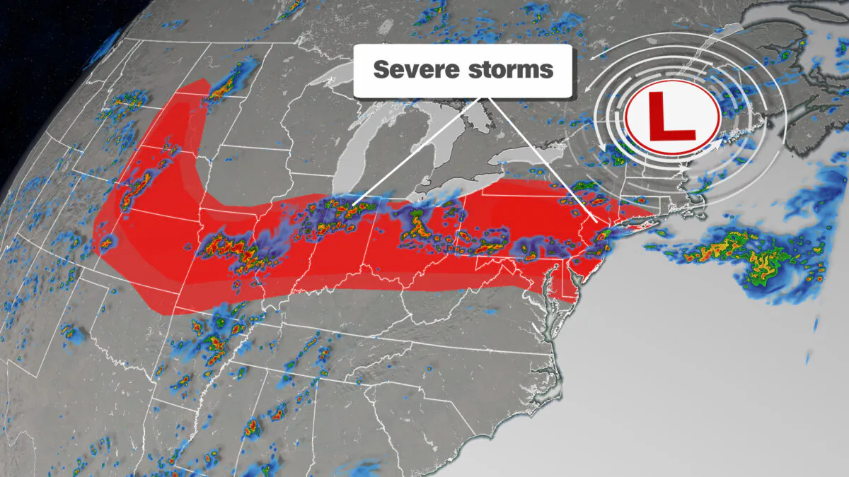 Severe Storms Threaten A 1 600 Mile Stretch Of The Us The Worst May Hit New York City