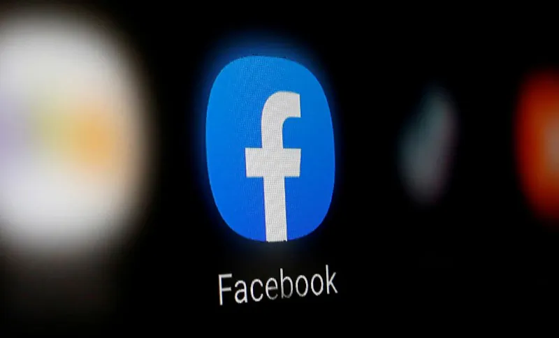 A Facebook logo is displayed on a smartphone in this illustration taken Jan. 6, 2020. (Dado Ruvic/Reuters)