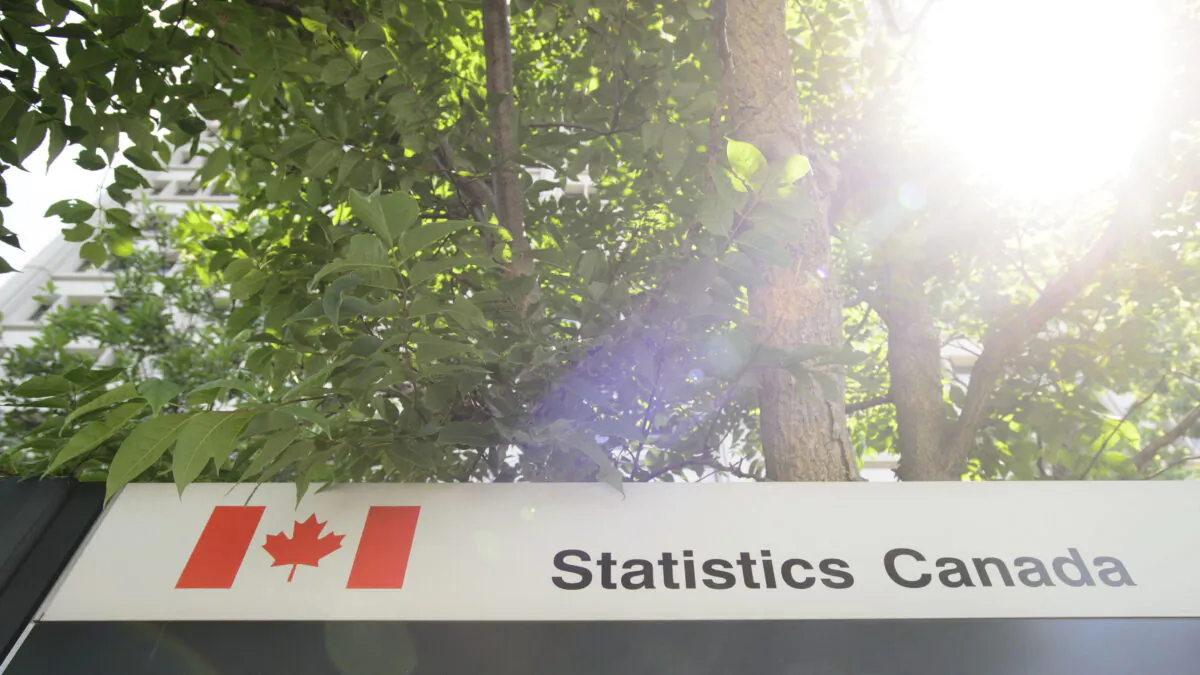 A Statistics Canada sign in Ottawa on July 3, 2019. (Sean Kilpatrick/The Canadian Press)