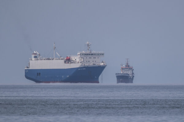 Anchored-ships