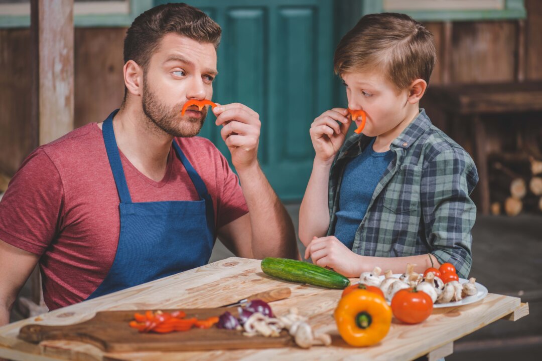 The pandemic lockdown has given some families the time to play with their food—and eat it together. (LightField Studios/Shutterstock)