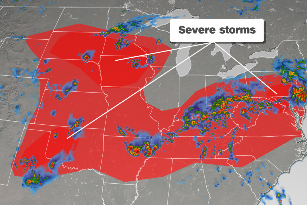 100 Million People at Risk From Severe Storms | The Epoch Times