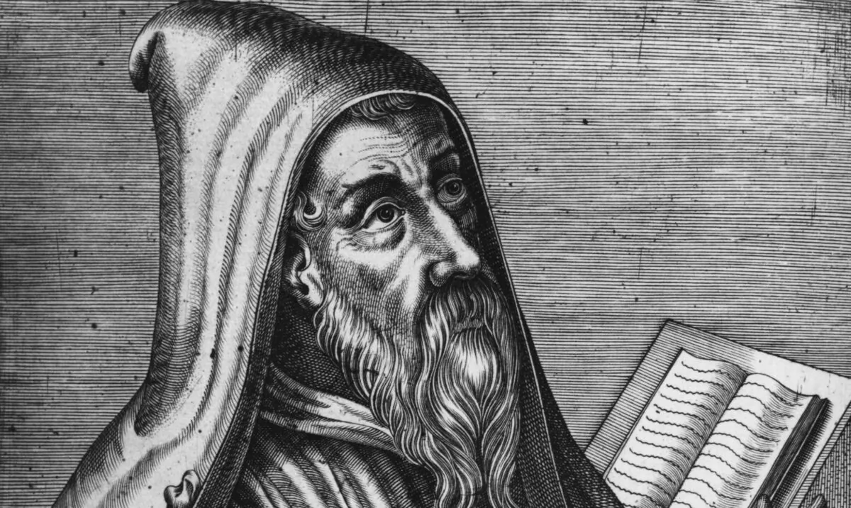 Augustine of Hippo (354–430) found his path to God through language. (Hulton Archive/Getty Images)