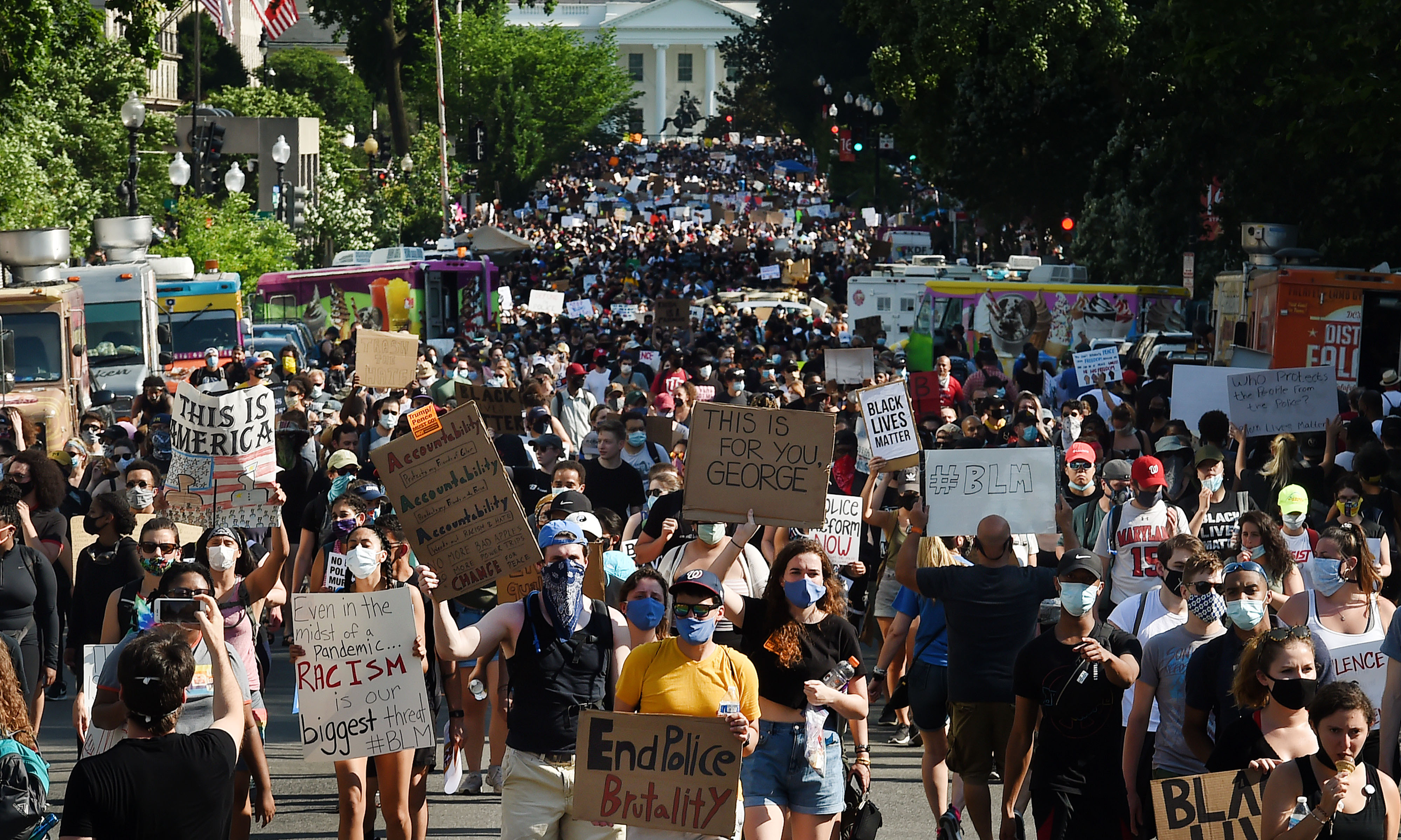 White House Washington Protest