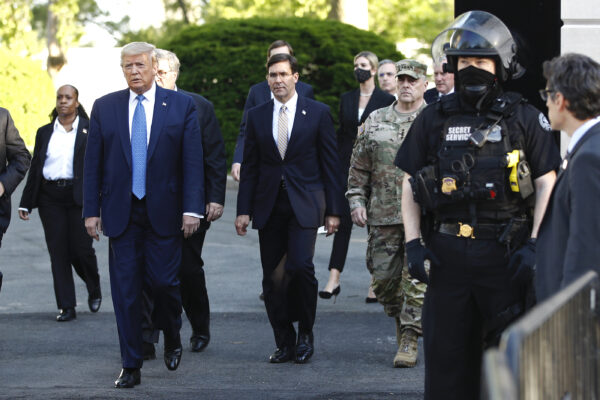 Trump visits St. John's Church