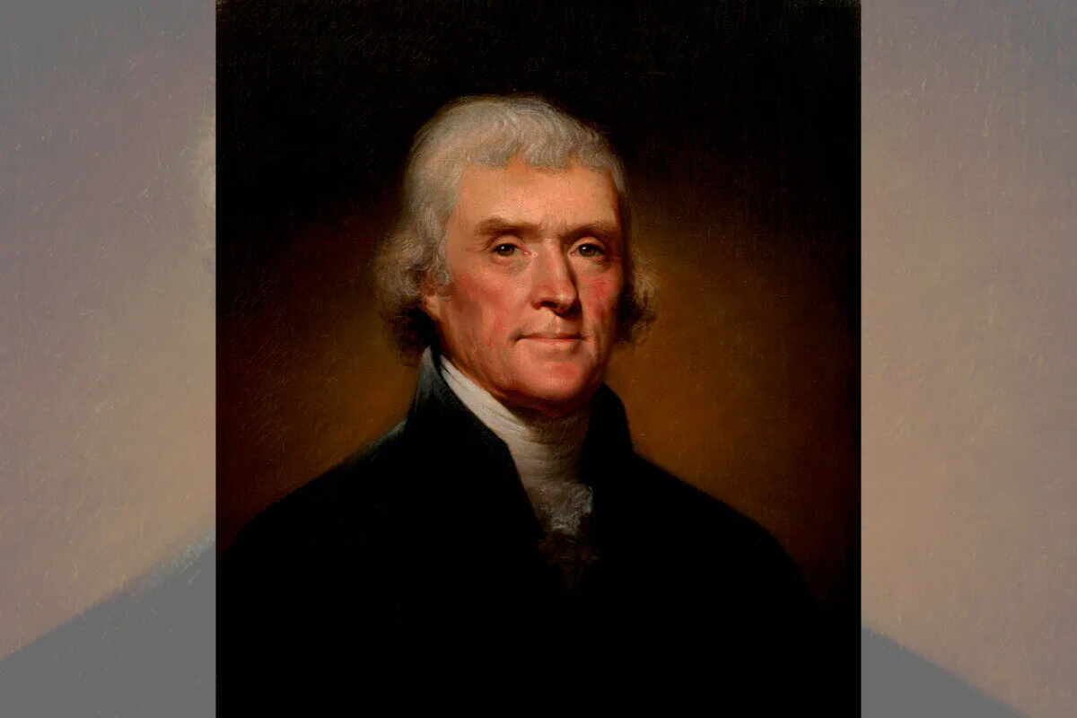 Portrait of Thomas Jefferson by Rembrandt Peale, 1800. (Public domain)