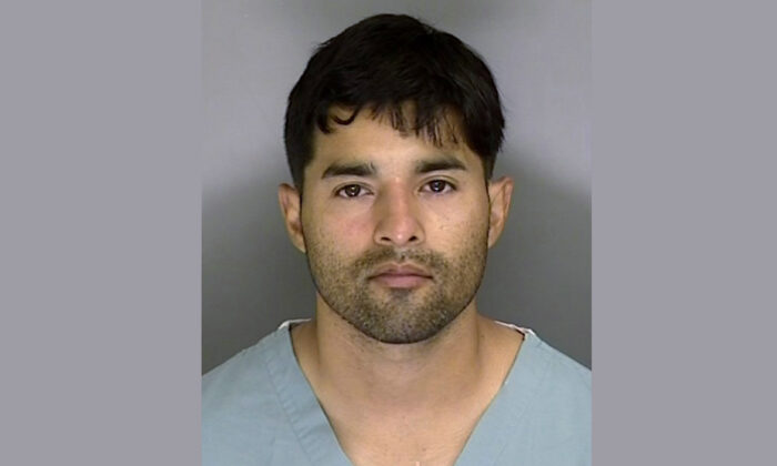 Mugshot of Steven Carrillo. (Santa Cruz Sheriff's Office via AP)