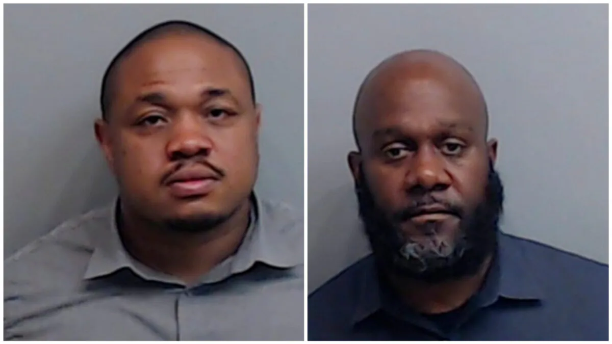 Ivory Streeter (L) and Mark Gardner, the two fired officers. (Fulton County Sheriff’s Office via AP)