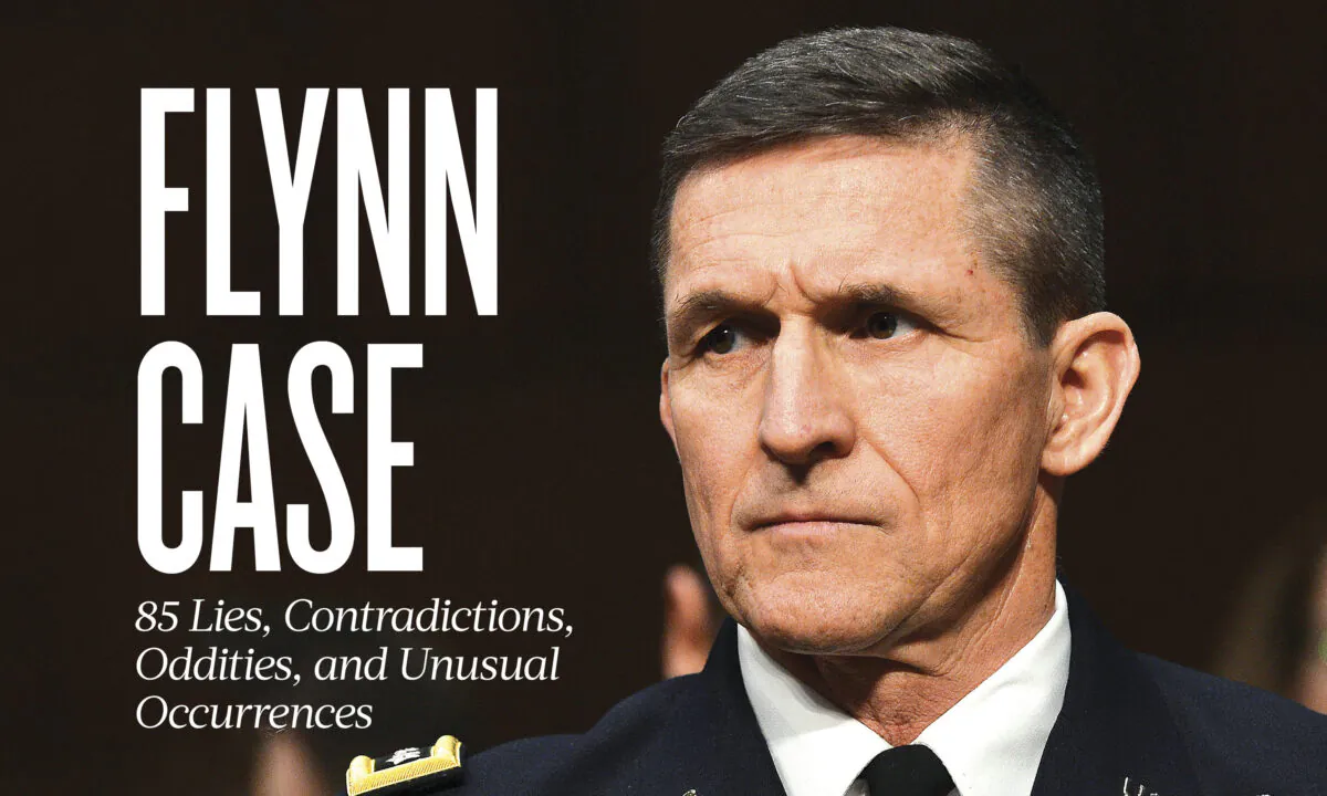 There have been many unusual occurrences in the case of Lt. Gen. Michael Flynn. (Jewel Samad/AFP/Getty Images/The Epoch Times)