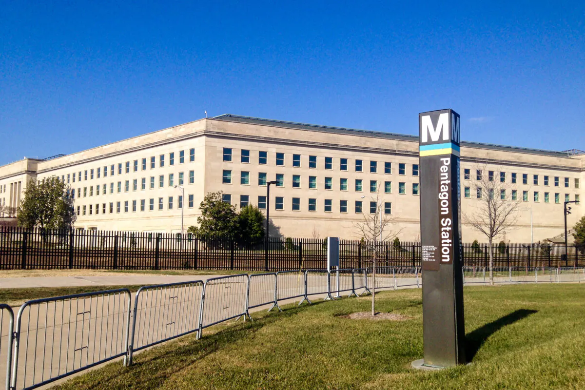 The Pentagon in Arlington, Va., on Dec. 25, 2016. (Charlotte Cuthbertson/The Epoch Times)