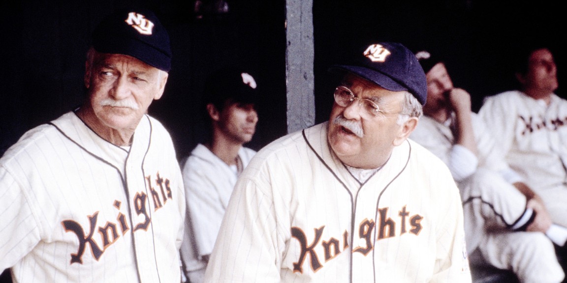 a baseball coach and manager in "The Natural"