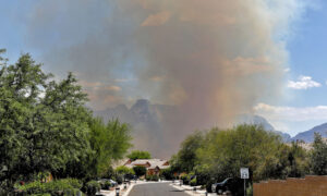 Firefighters Grapple With Triple-Digit Heat Against Wildfire