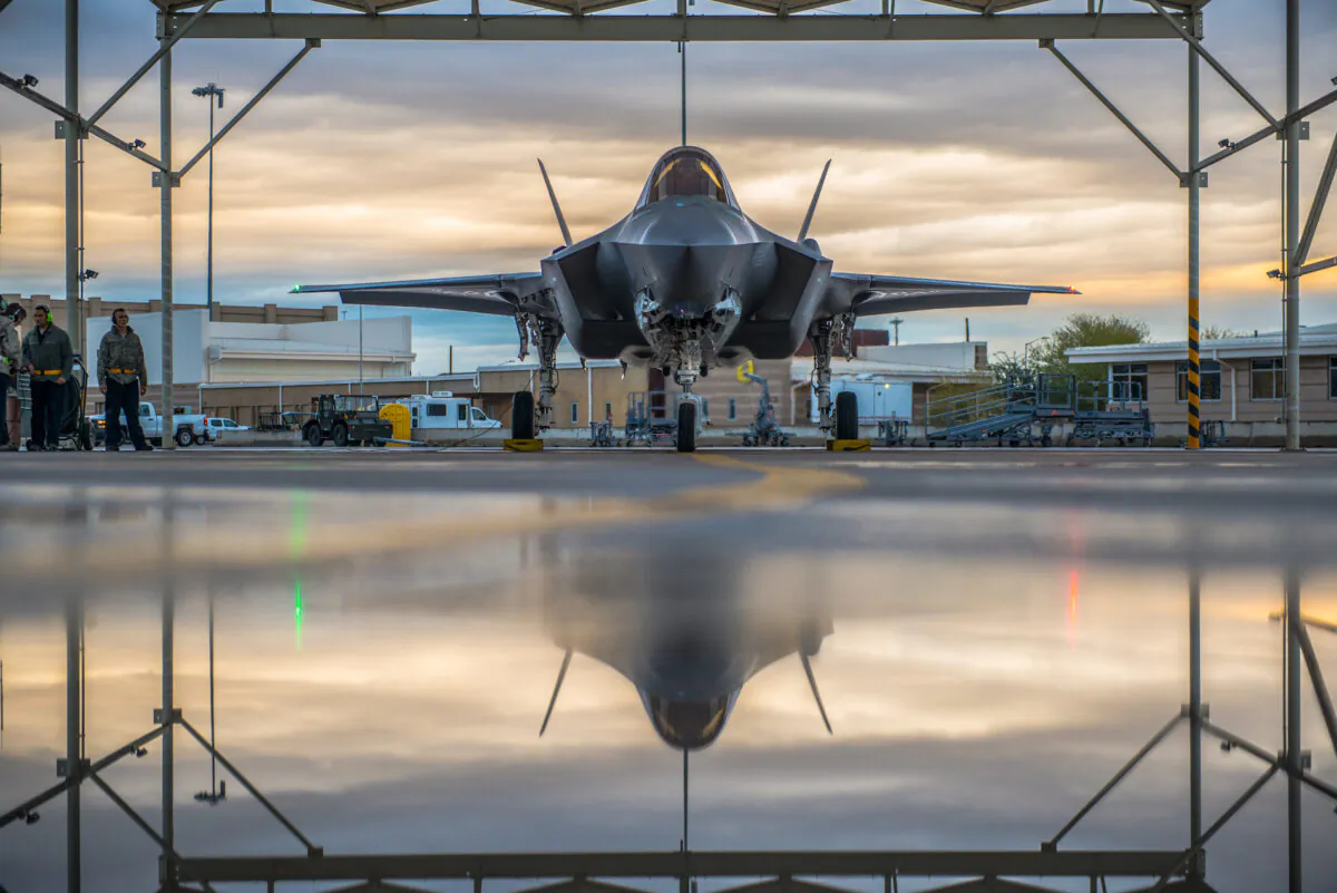 An F-35A Lightning II is seen at Luke Air Force Base, Ariz., in a file photo. (U.S Air Force photo by Airman 1st Class Jacob Wongwai)