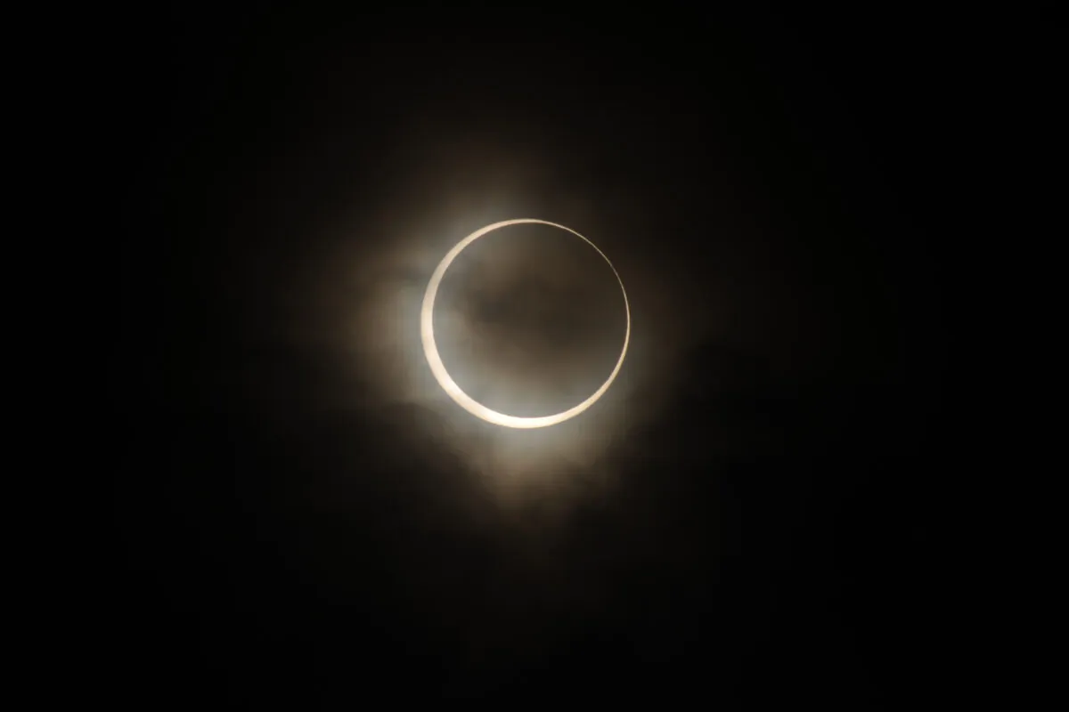 Annular Solar Eclipse is observed in Tokyo, Japan, on May 21, 2012.  (Masashi Hara/Getty Images)