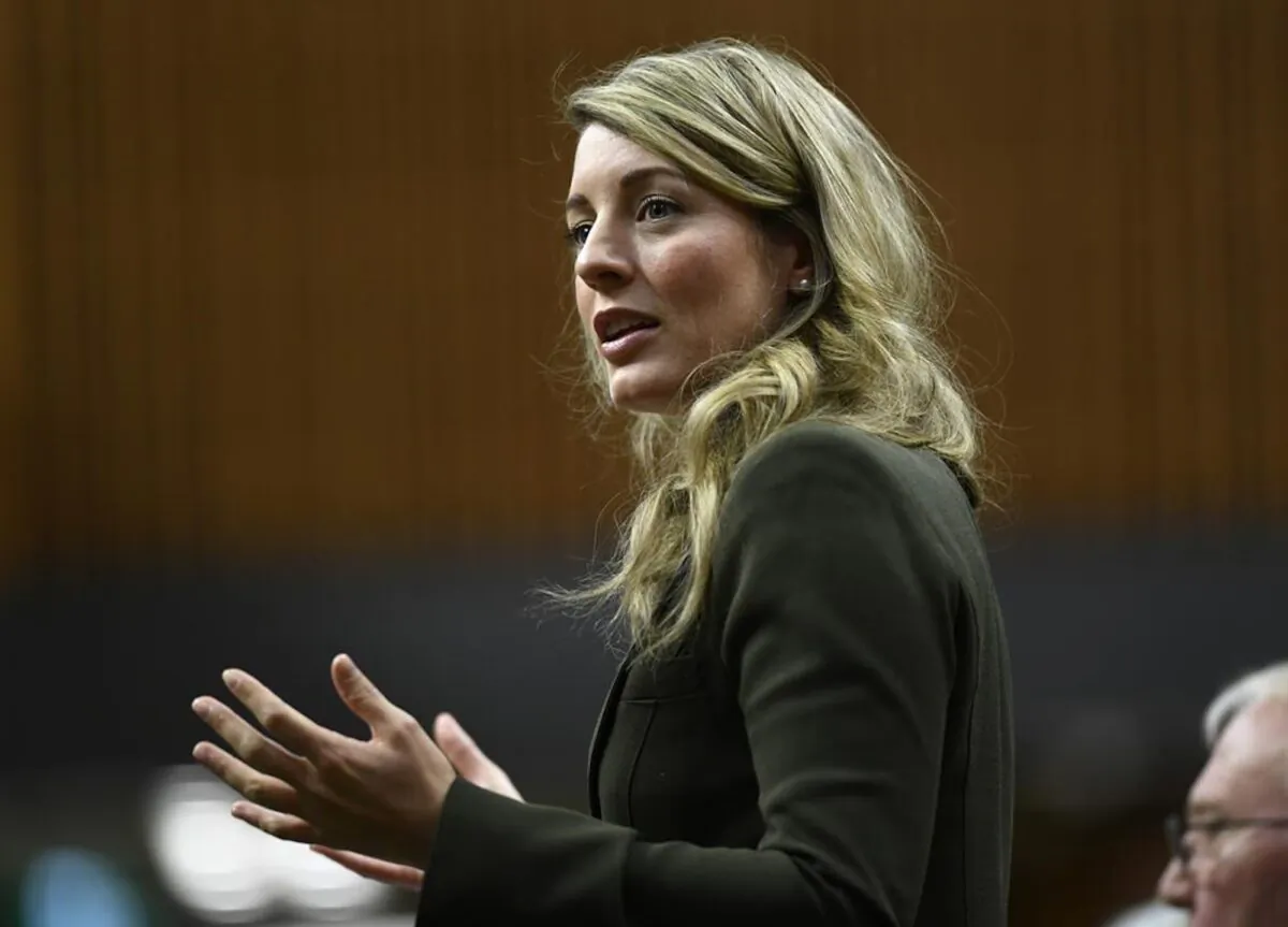 Canadian Minister of Economic Development Melanie Joly during Question Period in the House of Commons on Parliament Hill in Ottawa on Jan. 31, 2020. (Justin Tang/The Canadian Press)