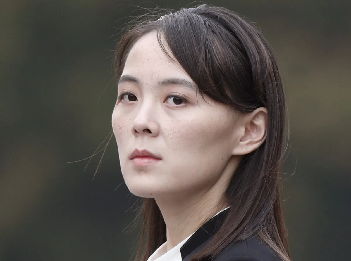 Kim Yo Jong, sister of North Korea's leader Kim Jong Un attends a wreath-laying ceremony at Ho Chi Minh Mausoleum in Hanoi, Vietnam on March 2, 2019. (Jorge Silva/Pool Photo via AP, File)