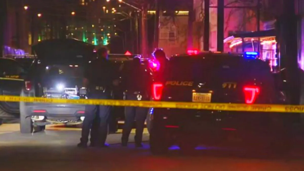 San Antonio police officers in a file photo at the scene of a deadly shooting in San Antonio, Texas. (KSAT via AP)