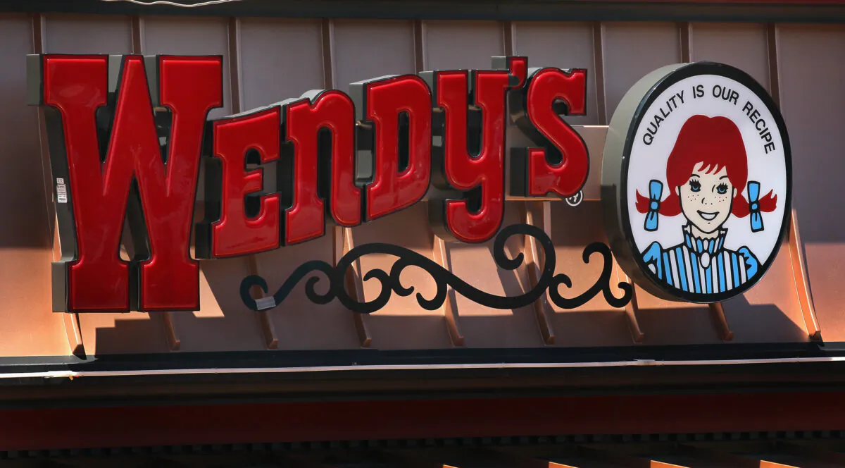 Logo signage is displayed at a Wendy's restaurant on June 13, 2011 in Chicago, Ill. (Scott Olson/Getty Images)