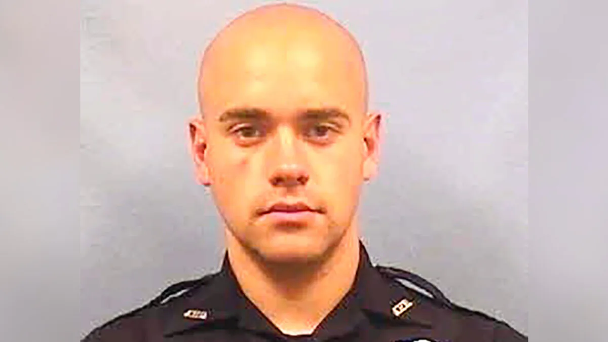 Former Atlanta Police Officer Garrett Rolfe in a file photograph. (Atlanta Police Department via AP)