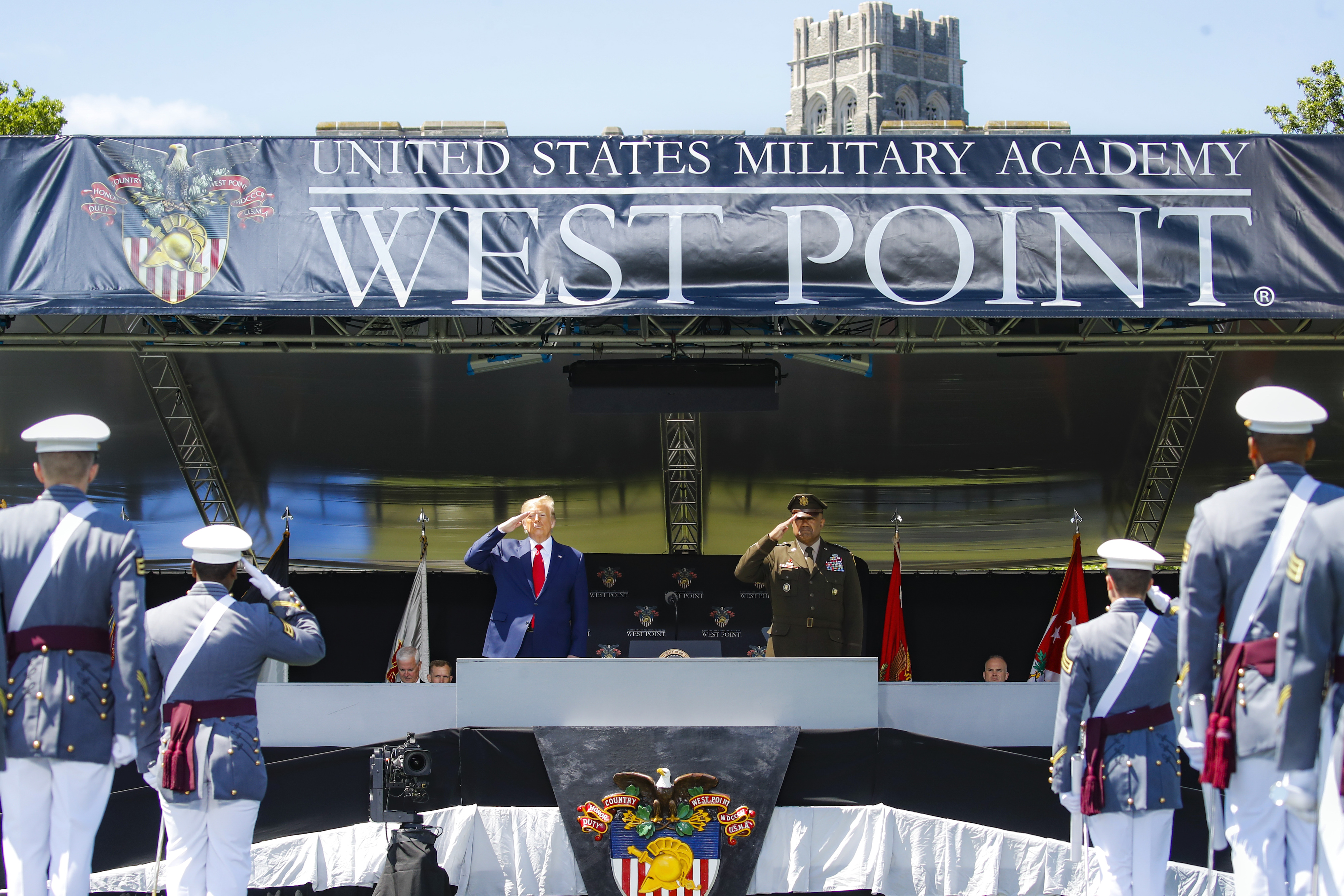 President Trump Speaks At West Point Graduation Ceremony
