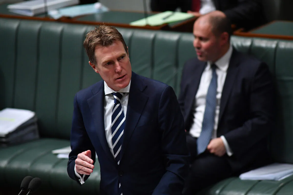 Attorney-General Christian Porter during Question Time in the House of Representatives at Parliament House on May 13, 2020 in Canberra, Australia. (Sam Mooy/Getty Images)