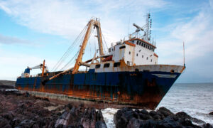 250-Foot-Long 'Ghost Ship' Washes Up on Irish Coast, Owners Remain Untraced