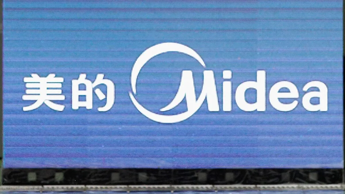 A logo of Midea Group in a file photo. (Lintao Zhang/Getty Images)