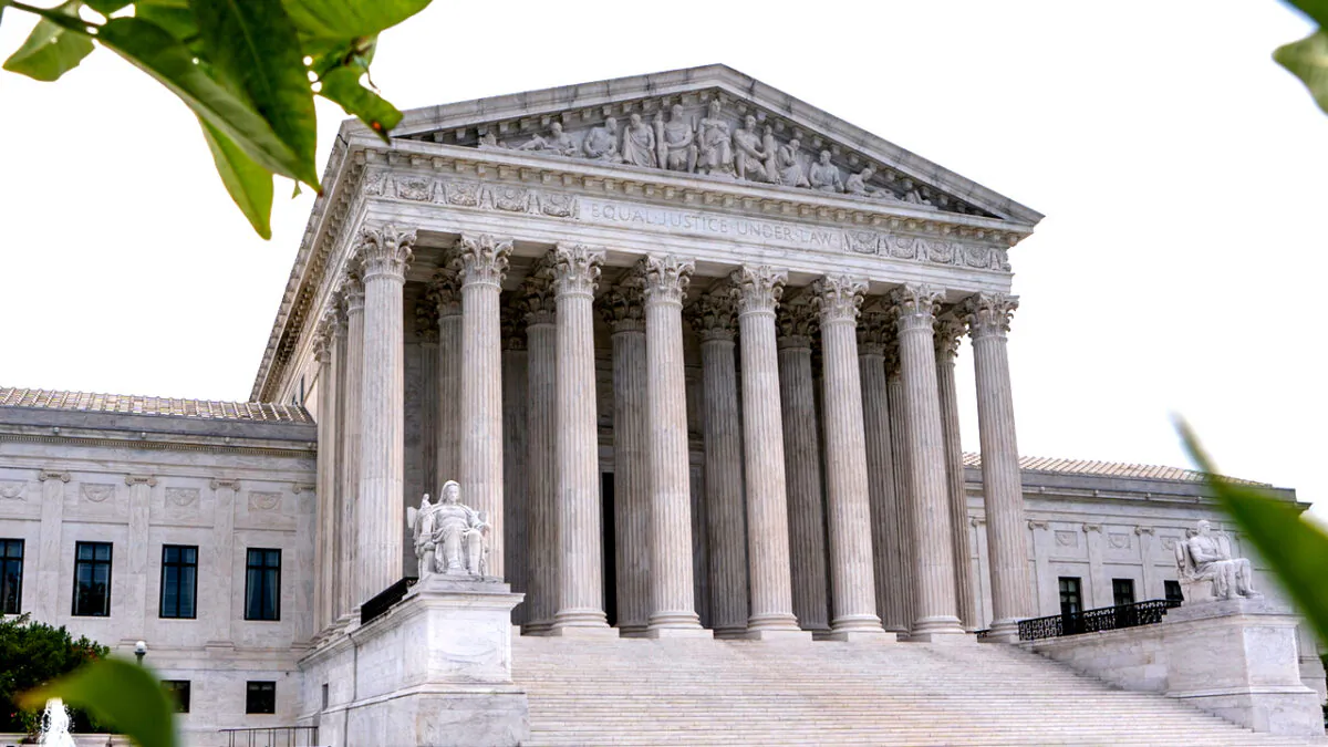 The Supreme Court is seen in Washington on June 15, 2020. (J. Scott Applewhite/AP Photo)
