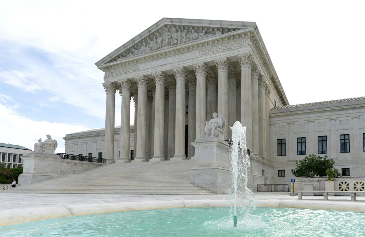 The Supreme Court in Washington, early on June 15, 2020. (J. Scott Applewhite/AP Photo)
