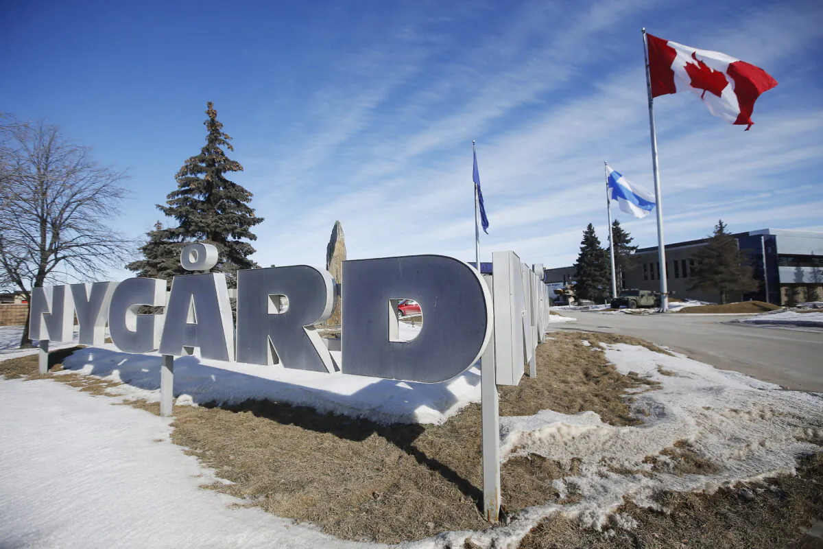 The Nygard headquarters in Winnipeg on February 26, 2020. (John Woods/THE CANADIAN PRESS)