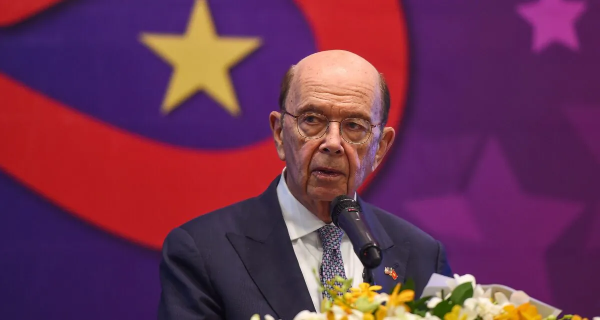 U.S. Secretary of Commerce Wilbur Ross looks on as he speaks during an event organised by the American Chamber of Commerce in Hanoi, Vietnam, on Nov. 8, 2019. (Nhac Nguyen/AFP/Getty Images)
