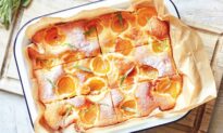 Apricot Yogurt Cake (Prajitura cu Caise)