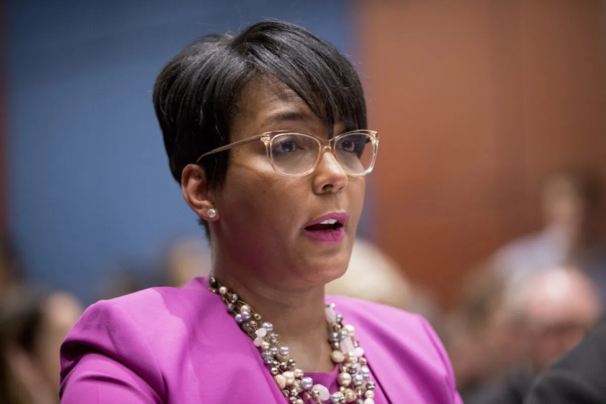 Atlanta Mayor Keisha Lance Bottoms speaks in Washington in 2019. (Andrew Harnik/AP Photo)