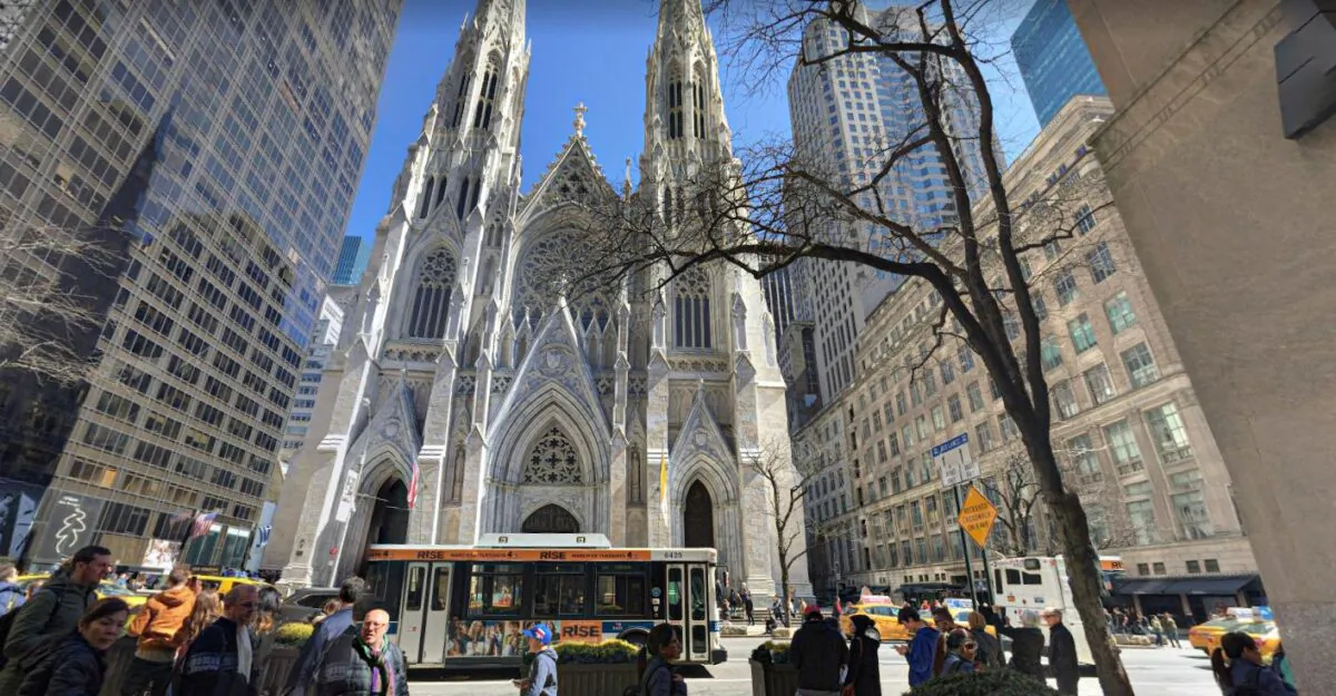 St. Patrick’s Cathedral in New York City, N.Y., in a file photo. (Google Maps)