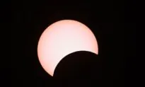 Harvest Supermoon Partial Eclipse Over Buenos Aires in Argentina and Caracas in Venezuela