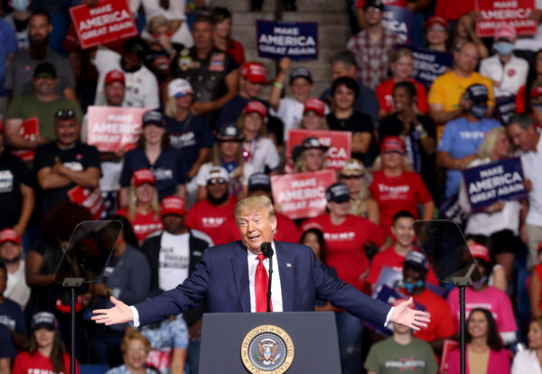 Trump Defends CCP Virus Testing Comment at Oklahoma Rally 2 Trump Defends CCP Virus Testing Comment at Oklahoma Rally Trump Defends CCP Virus Testing Comment at Oklahoma Rally