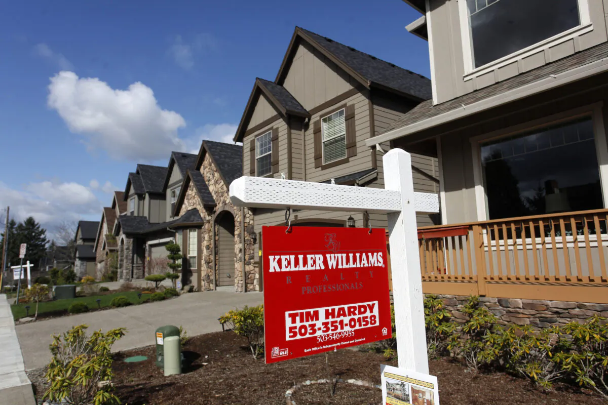 Homes for sale in the northwest area of Portland, Ore., on March 20, 2014. (Steve Dipaola/Reuters)