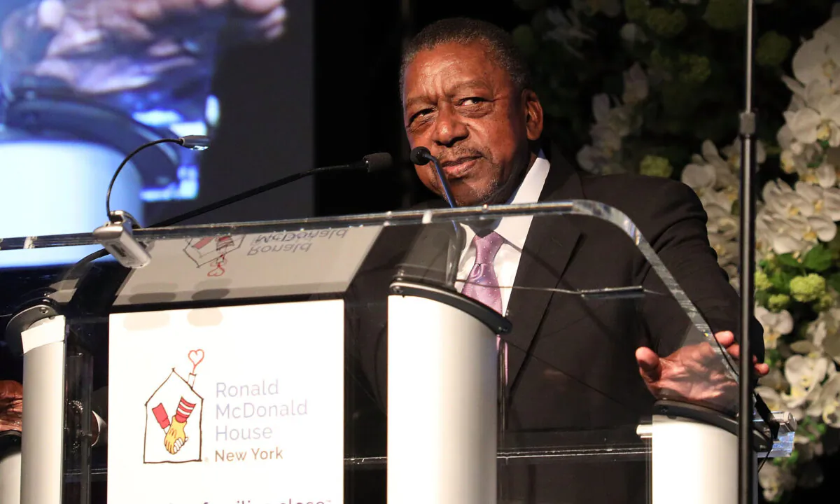BET founder Robert Johnson speaks during the 2018 Ronald McDonald House Gala at Grand Hyatt New York in New York City on May 14, 2018. (Taylor Hill/Getty Images)
